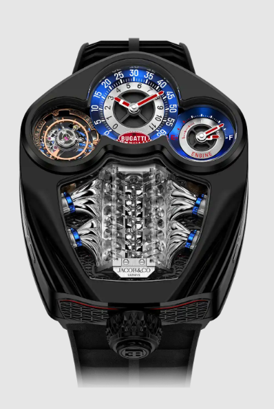 (image for) Jacob & Co. bugatti tourbillon BLACK TITANIUM BU300.21.AA.AA.B Replica Watch